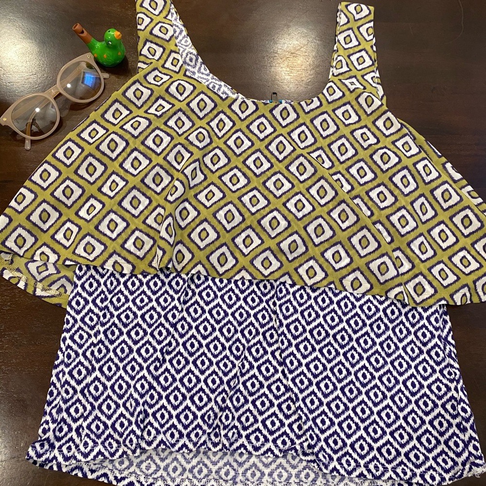 Anthropologie Greek Inspired Tank 🌞